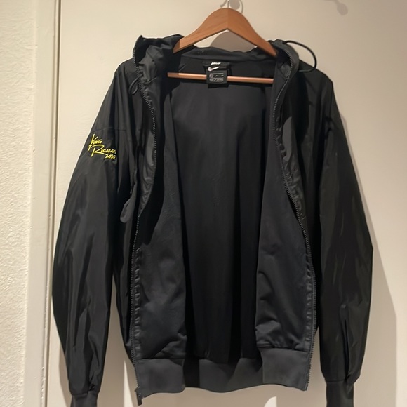 Nike, Black Zip Up Hoodie, King Richard movie crew swag, Small, NWOT - Picture 5 of 8